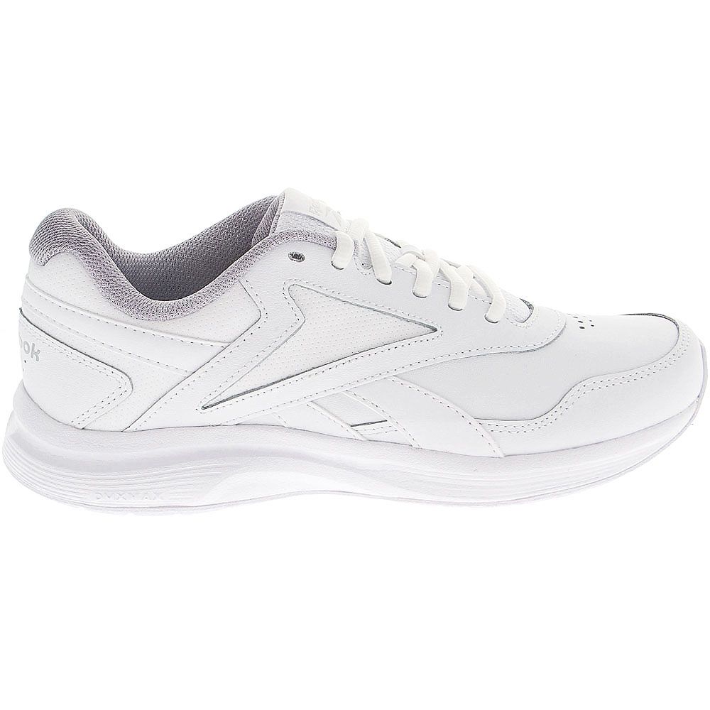 Reebok Walk Ultra 7 Dmx Walking Shoes - Womens White Grey Side View