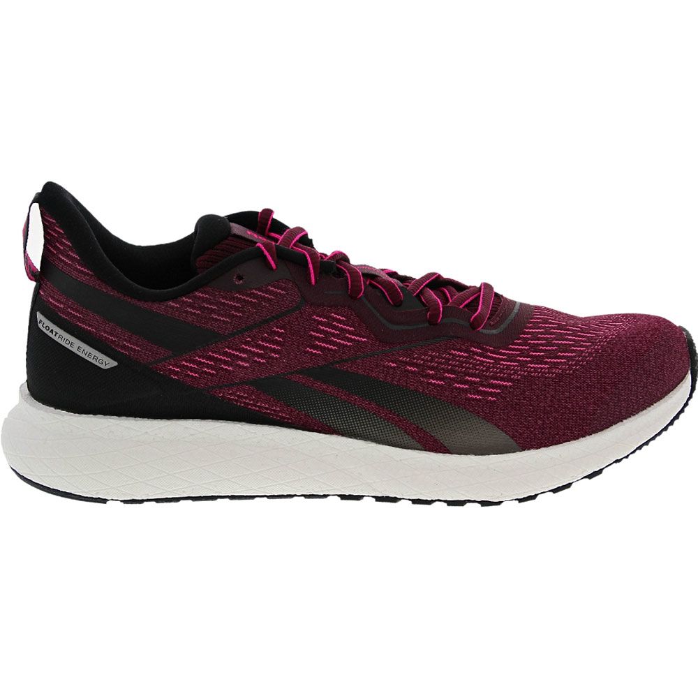 Reebok Floatride Energy 2 Running Shoes - Womens Black Red Side View