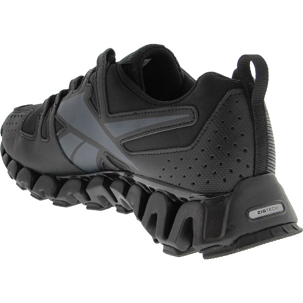 Reebok Zigwild TR 6 Trail Running Shoes - Mens Black Grey Back View