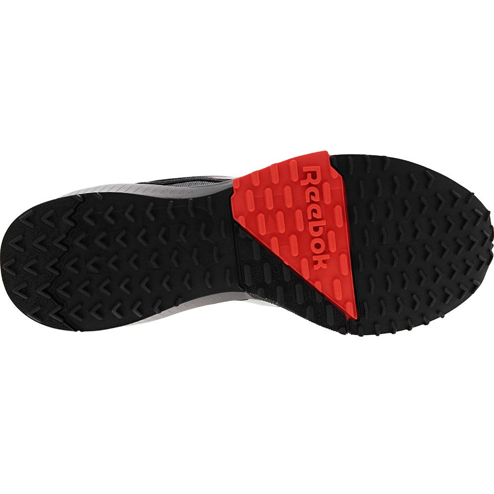 Reebok Lavante Trail 2 Trail Running Shoes - Mens Black Grey Red Sole View