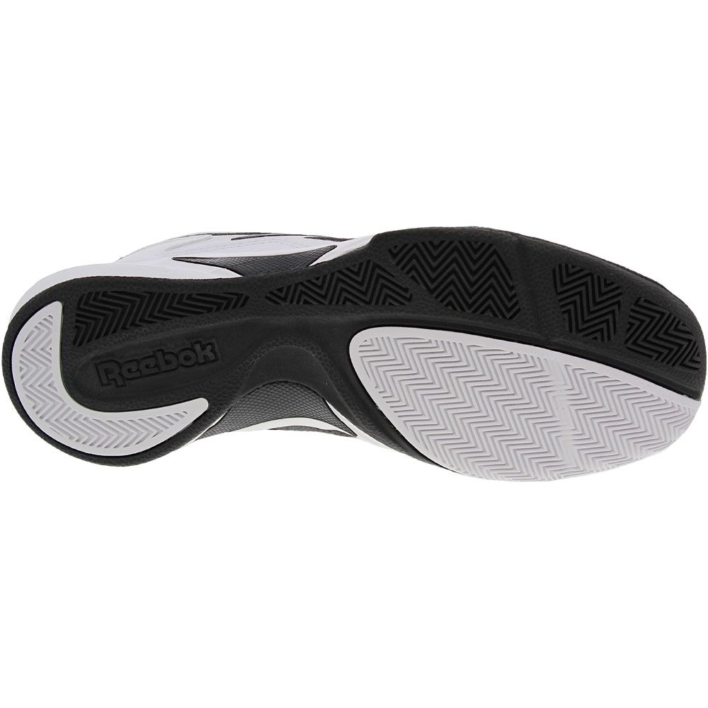 Reebok More Buckets Basketball Shoes - Mens White Black Sole View