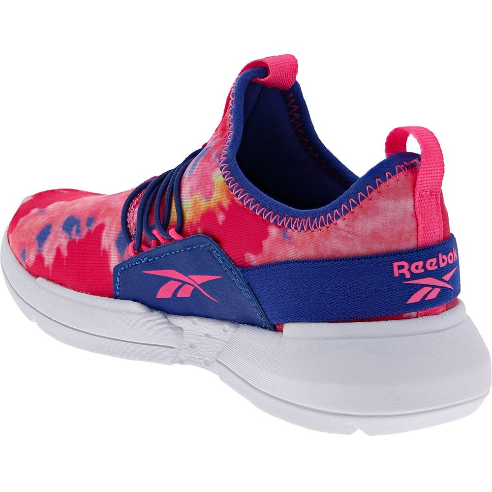 Reebok Loop Youth Slip On Running Shoes Pink Back View