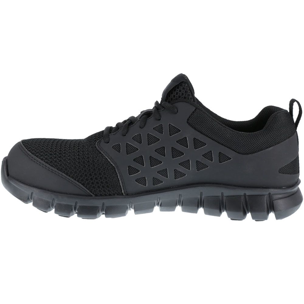 Reebok Work Rb039 Composite Toe Work Shoes - Womens Black Back View
