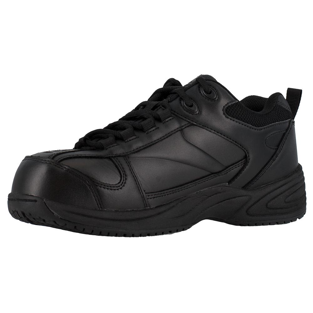 Reebok Work Jorie Composite Toe Work Shoes - Mens Black Back View