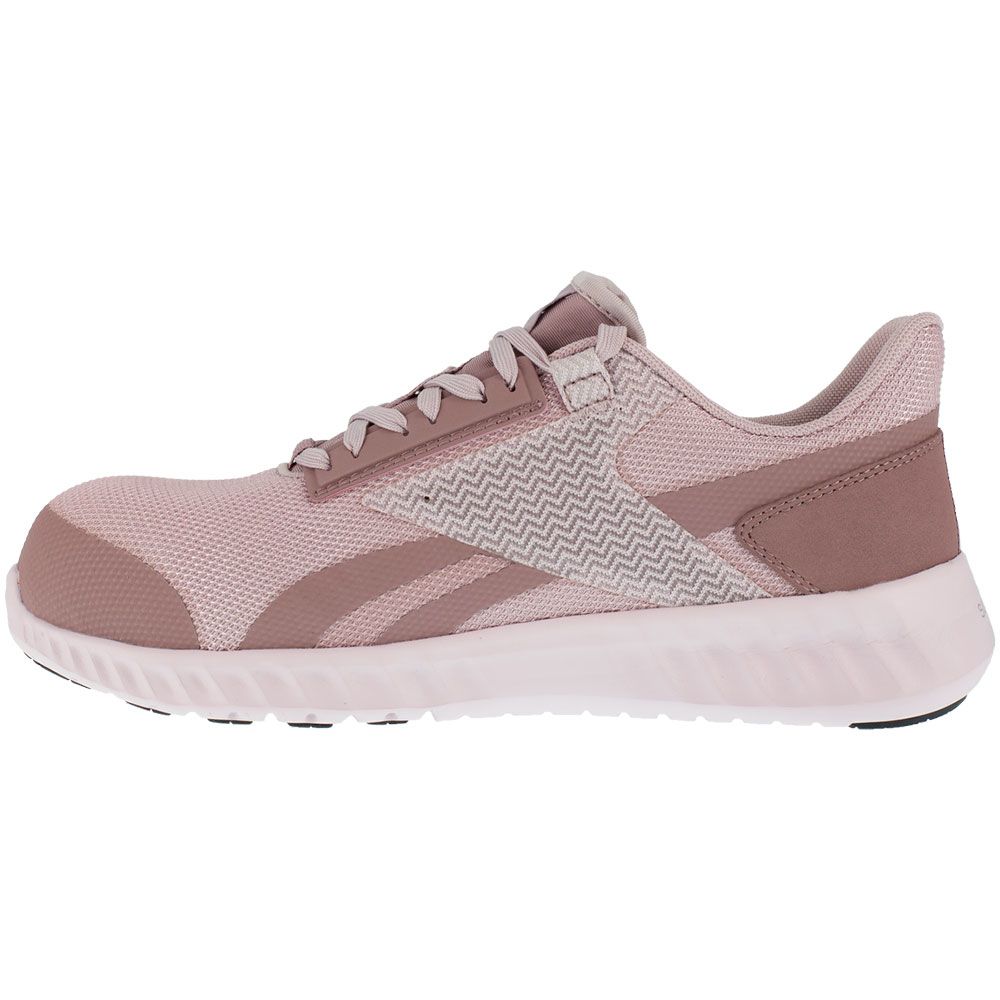 Reebok Work Sublite Legend Composite Toe Work Shoes - Womens Rose Gold Back View