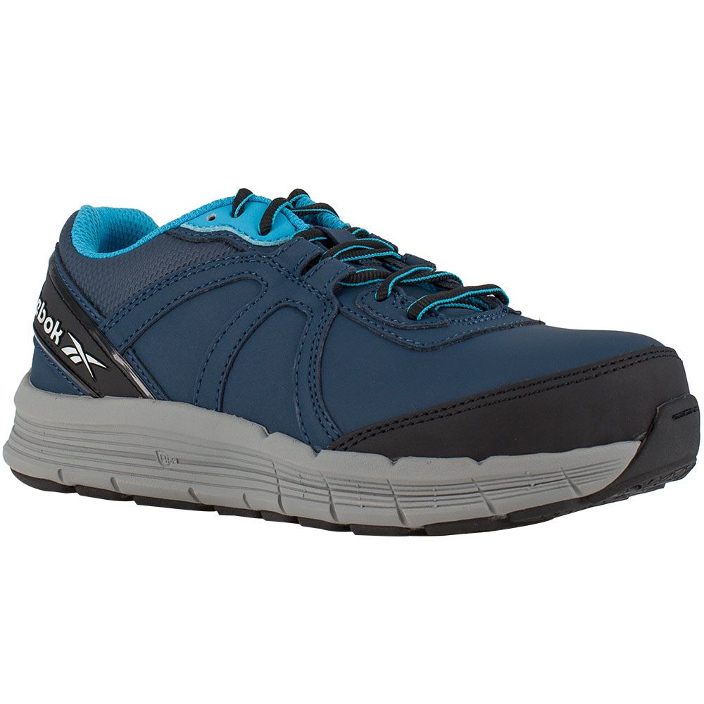 Reebok Work Rb354 Safety Toe Work Shoes - Womens Navy And Light Blue