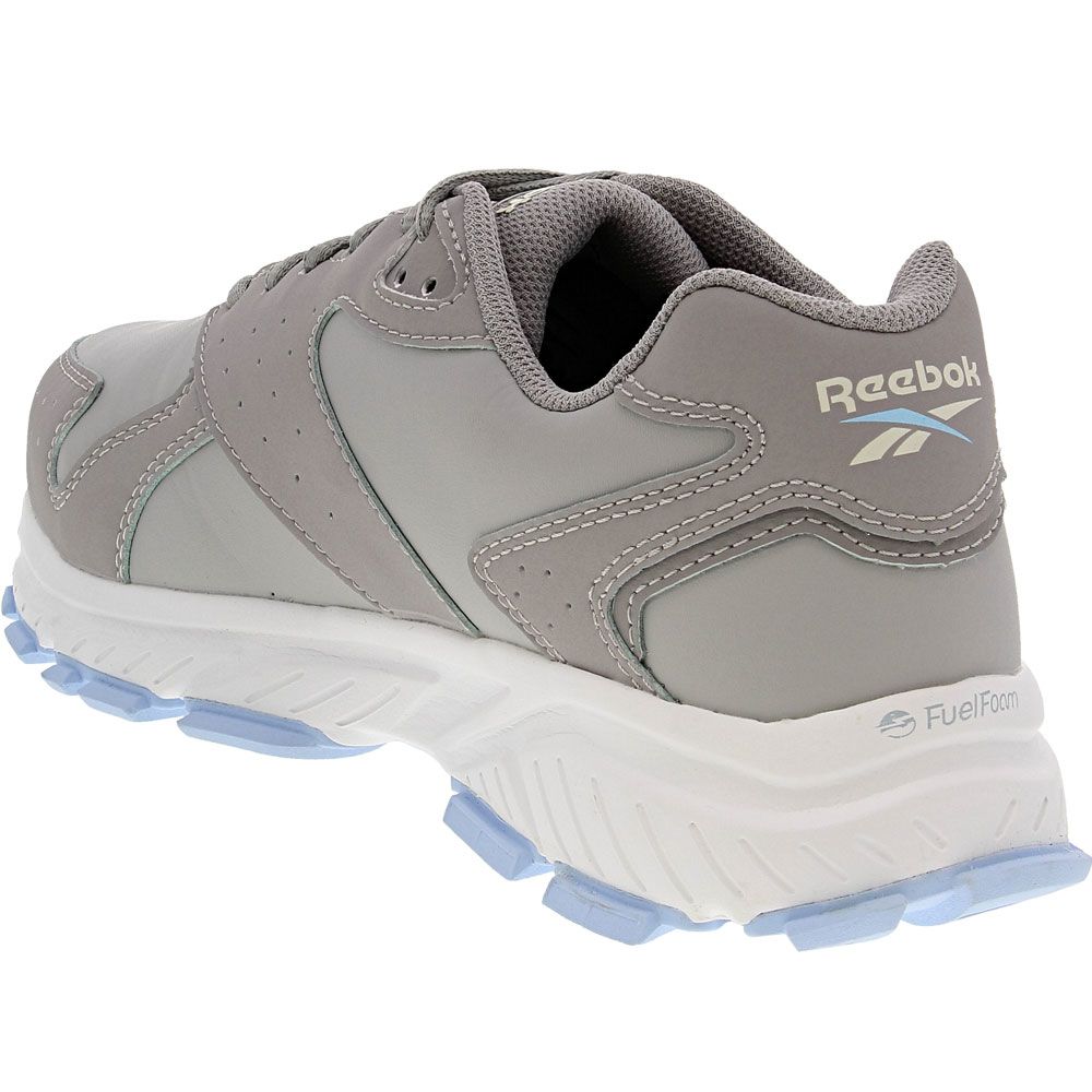 Reebok Work RB364 Hyperium Met Composite Toe Womens Work Shoes Grey Blue Back View