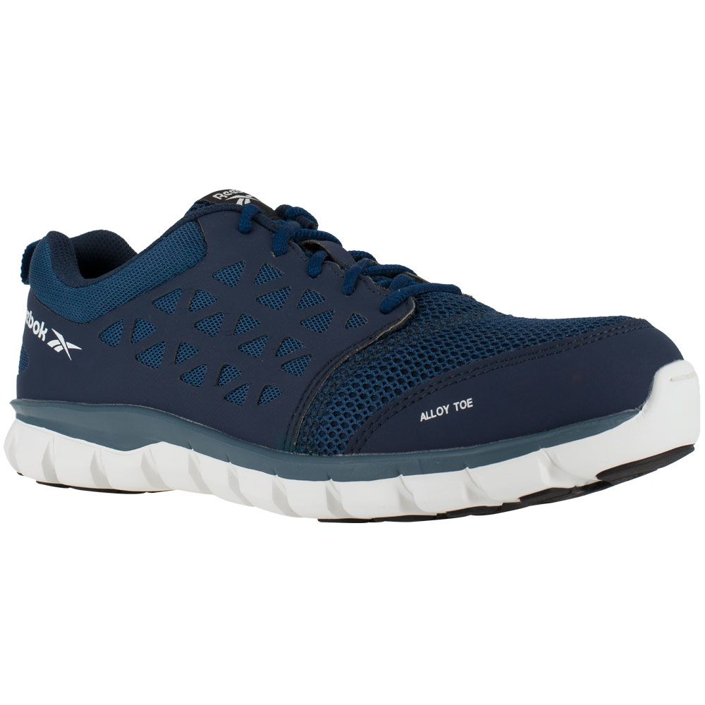 Reebok Work Sublite Athletic Alloy Toe Work Shoes - Mens Navy