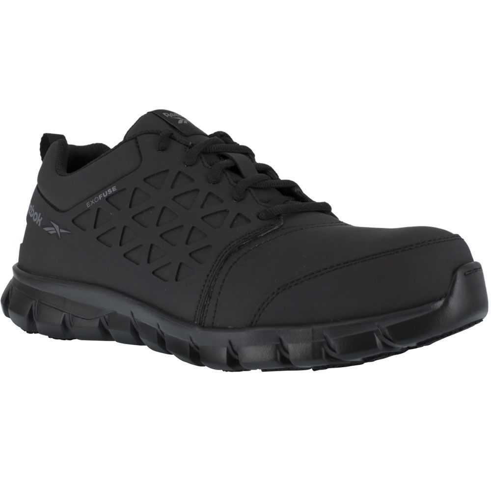 Reebok Work Rb4051 Composite Toe Work Shoes - Mens Black