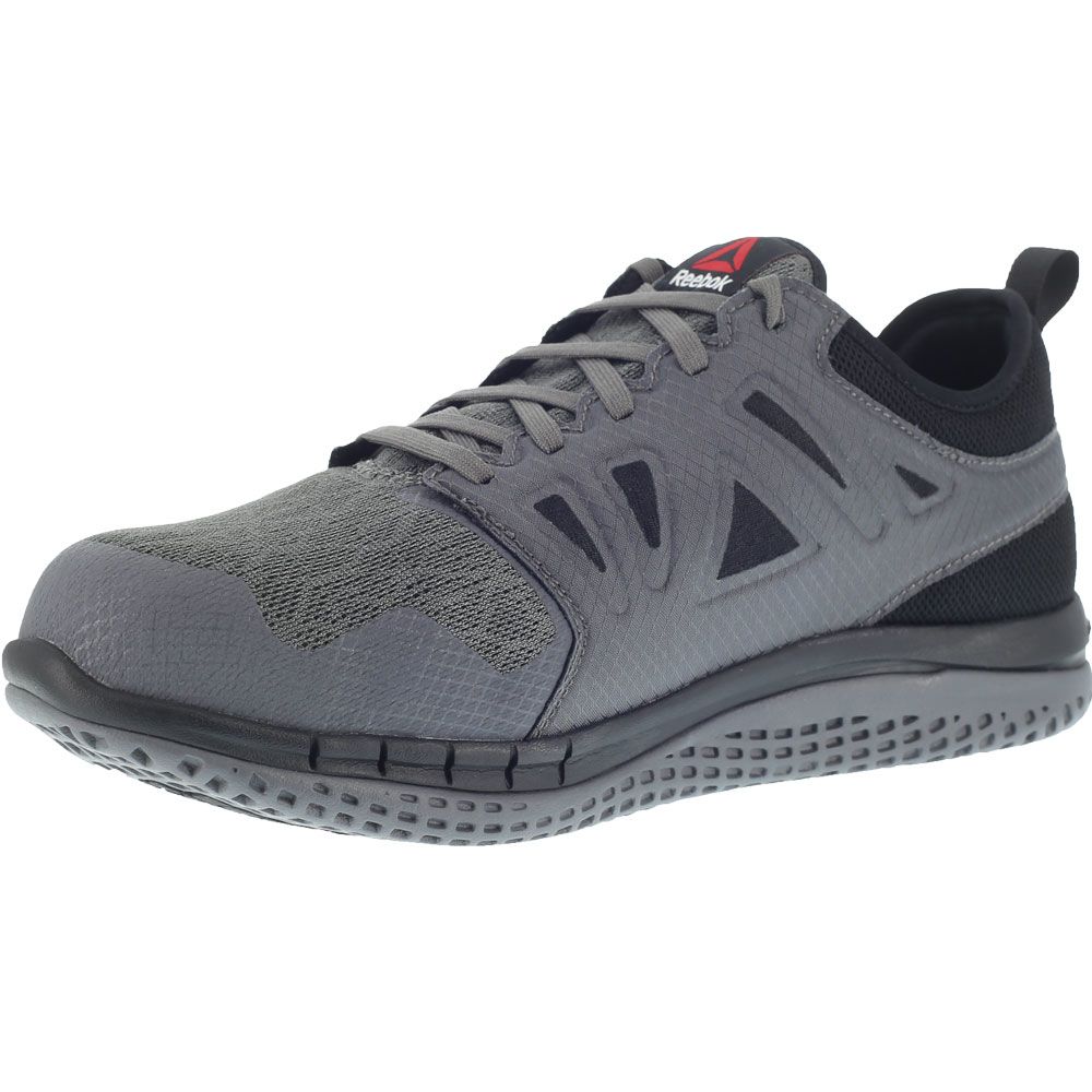 Reebok Work Rb4252 Safety Toe Work Shoes - Mens Grey Back View