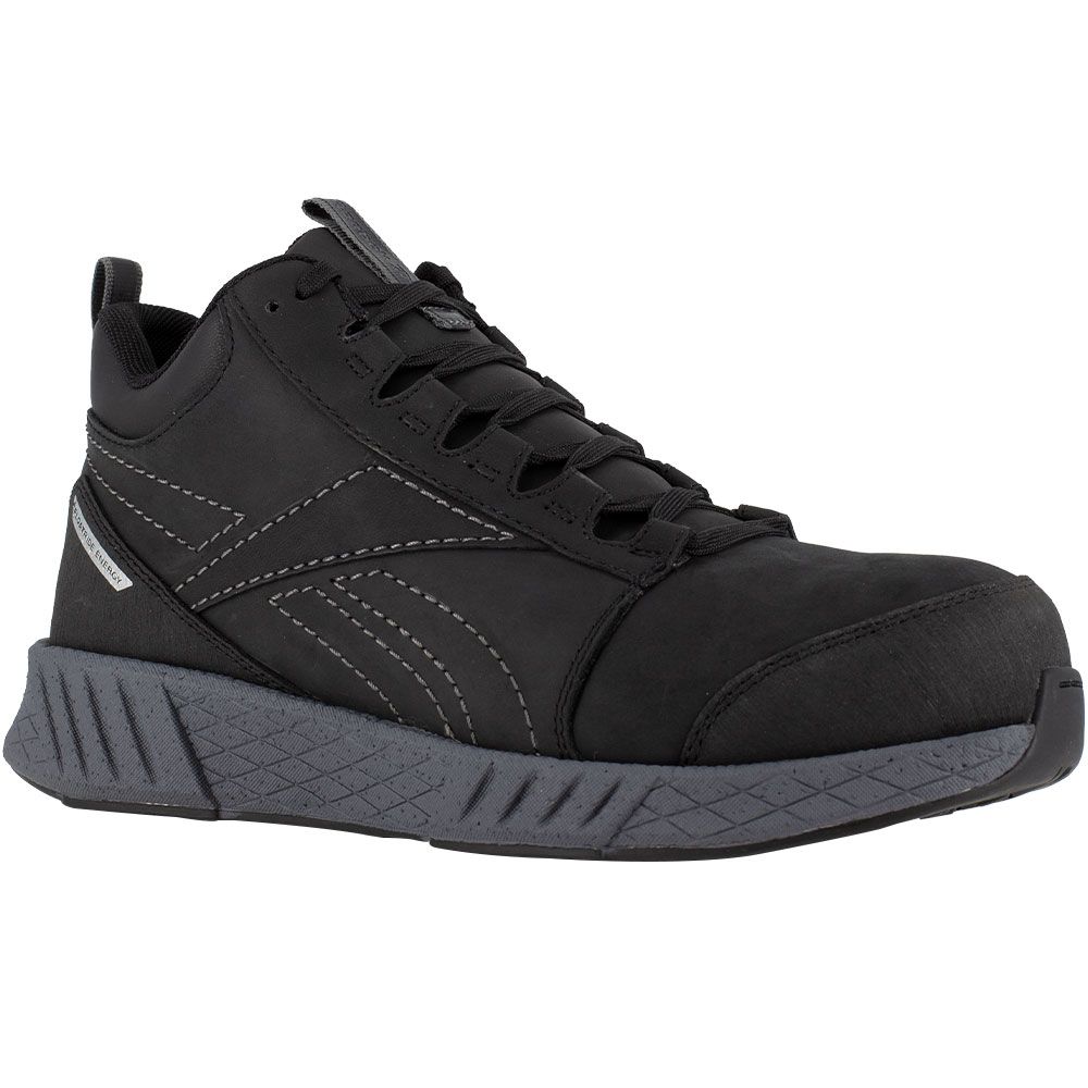 Reebok Work Fusion Formidable Composite Toe Work Shoes - Mens Black