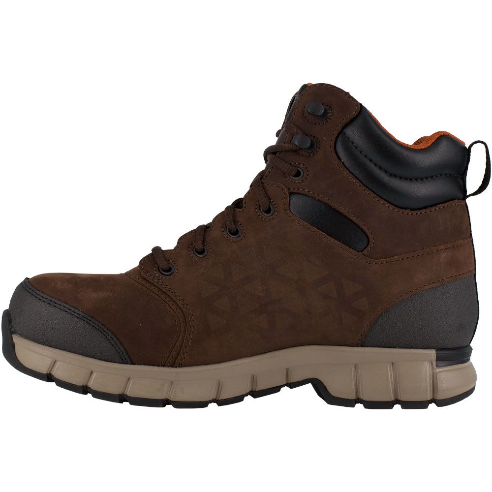 Reebok Work Rb4606 Composite Toe Work Boots - Mens Brown Back View