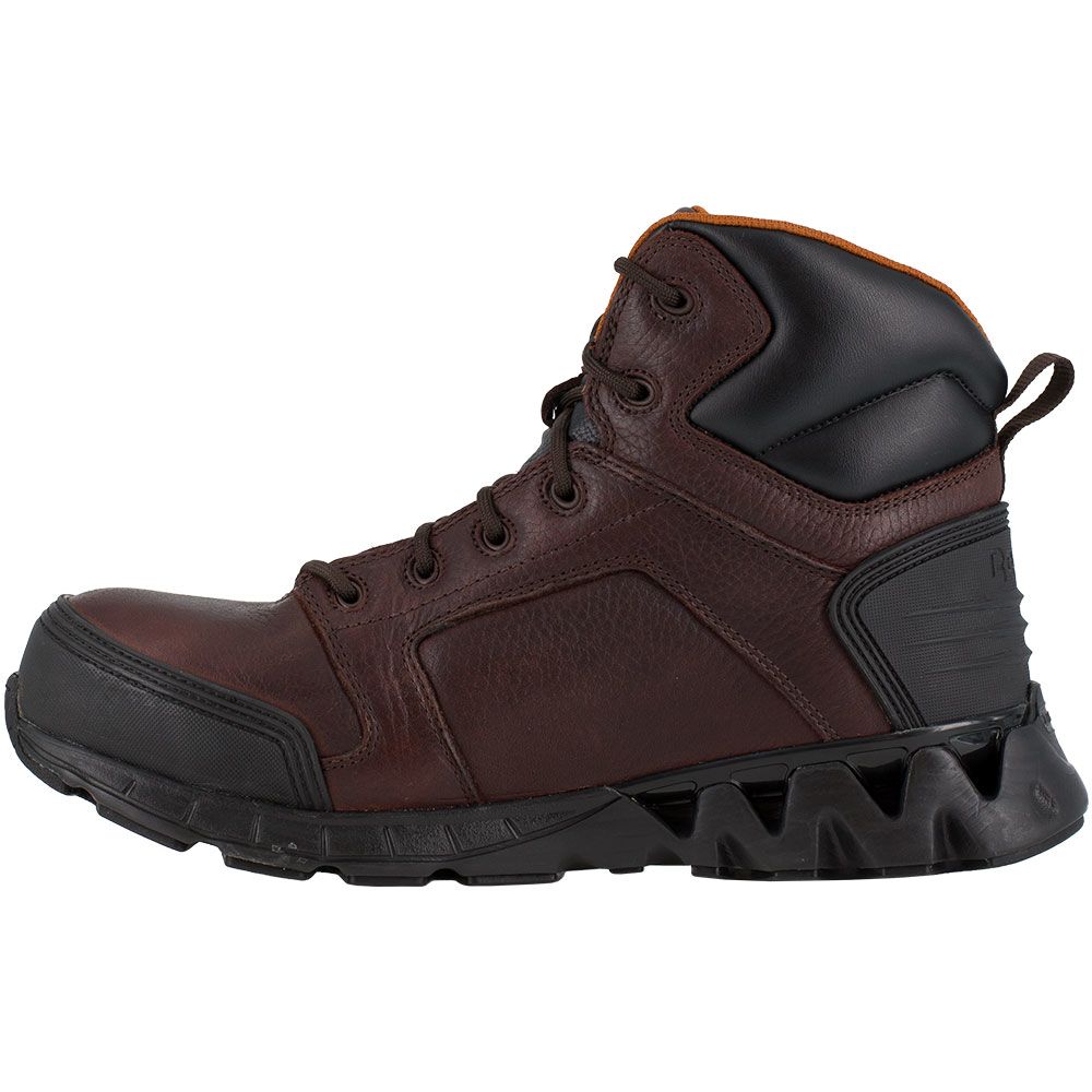 Reebok Work Rb7005 Composite Toe Work Boots - Mens Dark Brown Back View