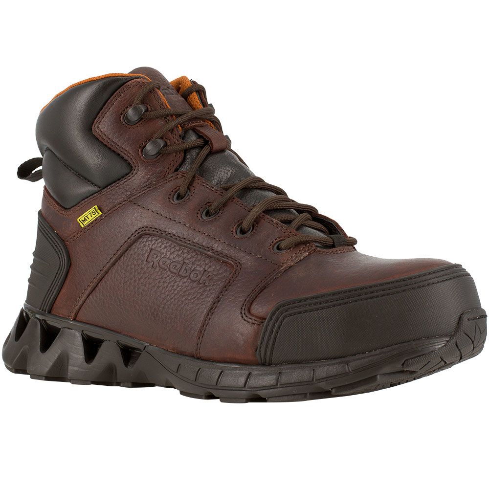 Reebok Work Rb7605 Composite Toe Work Boots - Mens Dark Brown