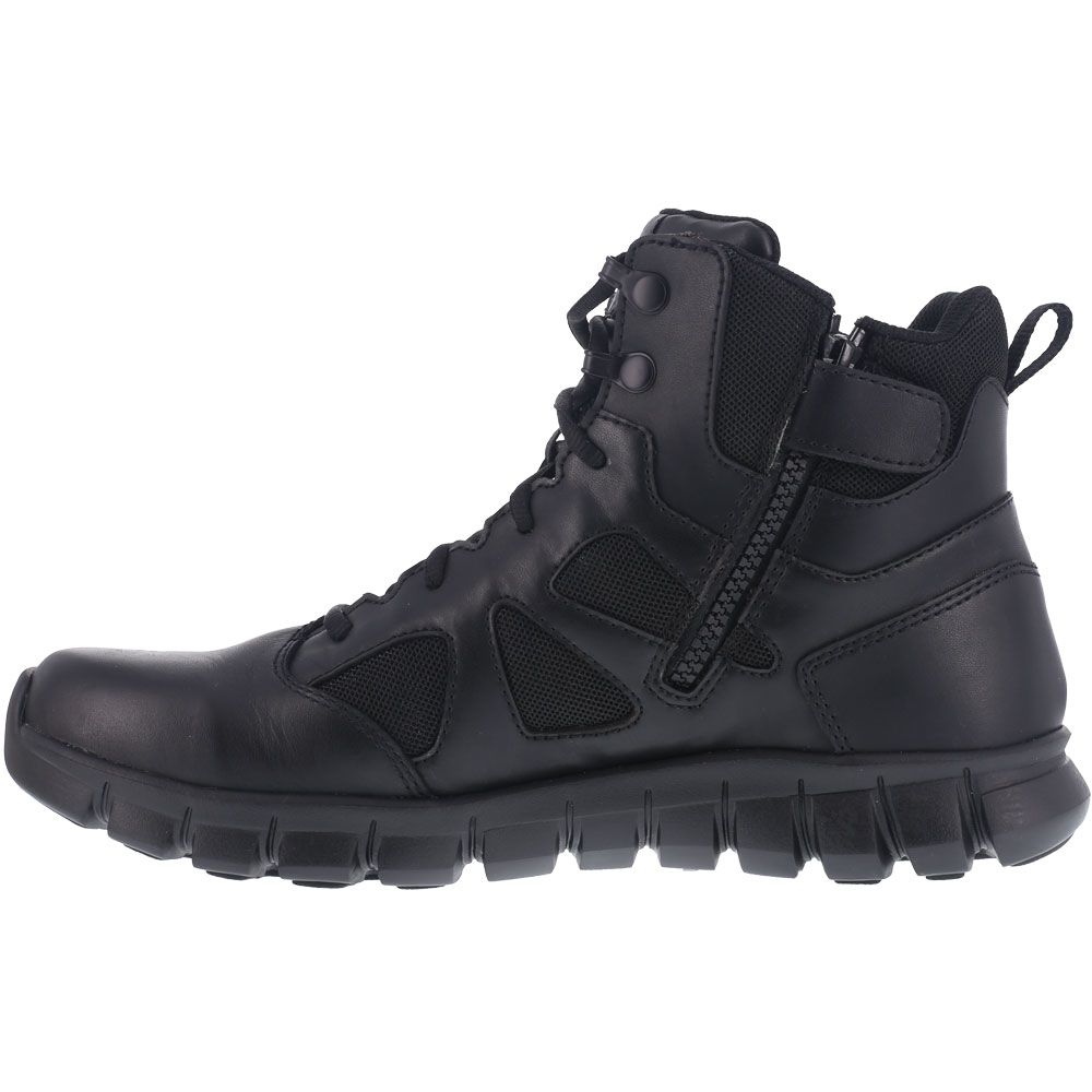 Reebok Work RB8605 Tactical Non-Safety Toe Mens Work Boots Black Back View