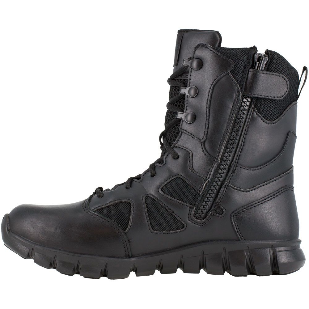 Reebok Work Rb8805 Non-Safety Toe Work Boots - Mens Black Back View