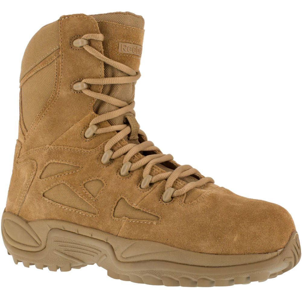 Reebok Work Rapid Response RB8850 Tactical Safety Boots - Mens Tan