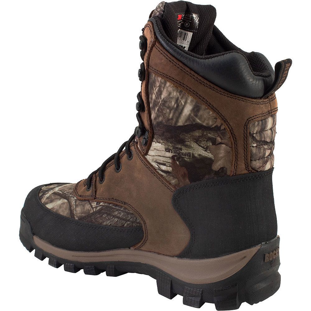 Rocky 4755 Core Mens Waterproof Hunting Outdoor Boots Camouflage Back View