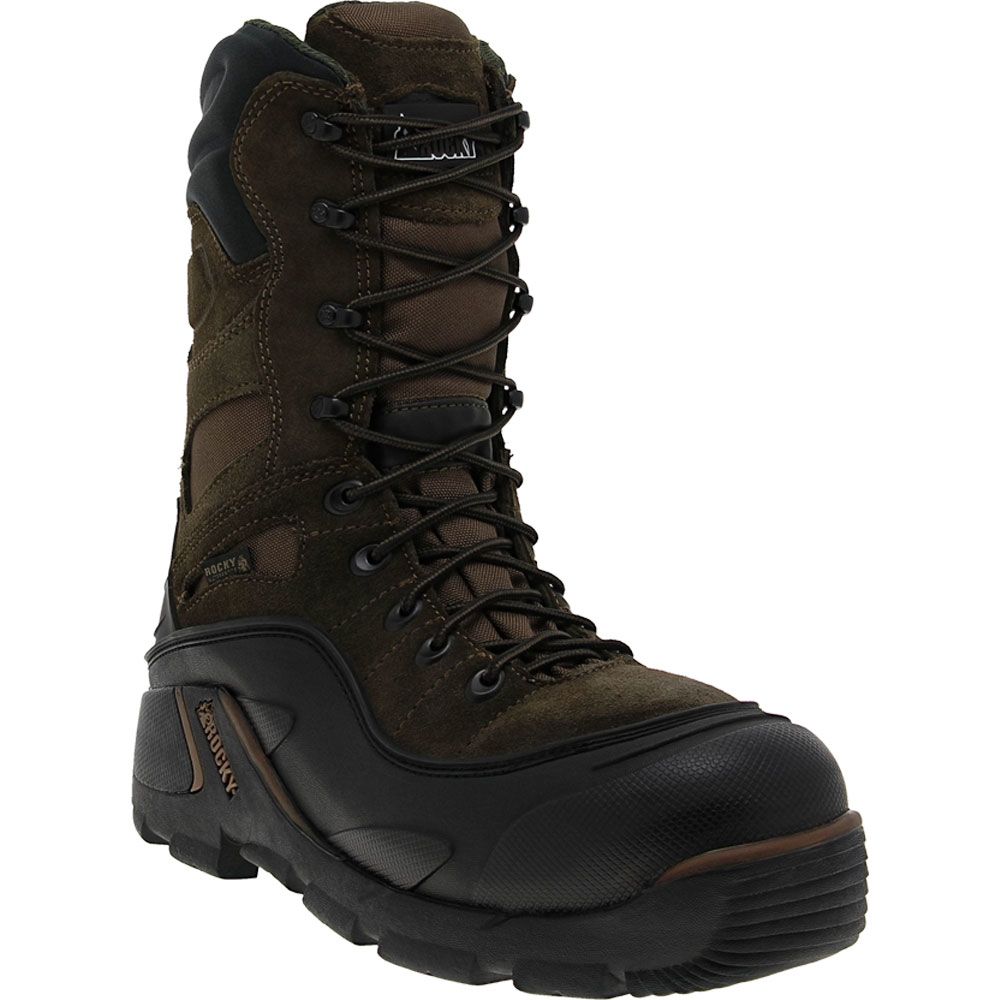 Rocky Blizzard Stalker PRO 5454 Mens 1200G Hunting Boots Brown