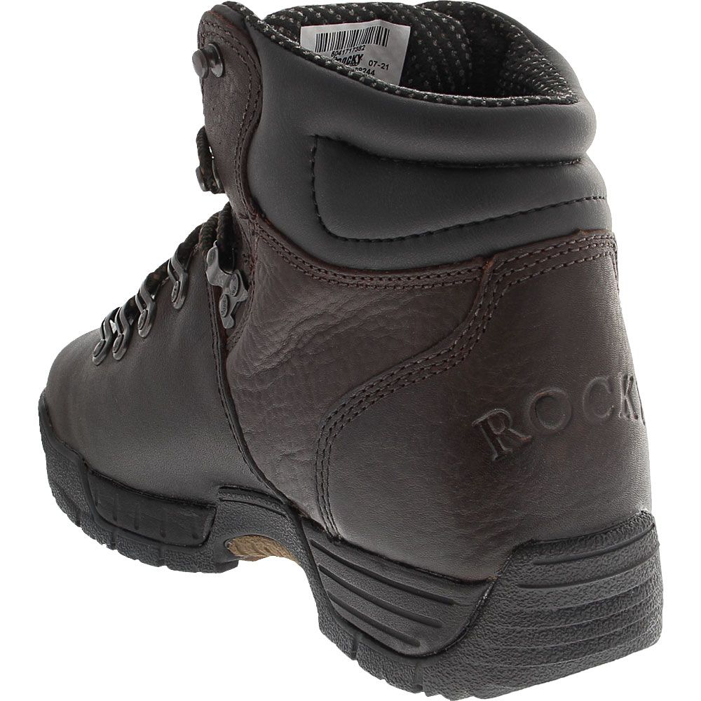 Rocky Mobile Lite Non-Safety Toe Work Boots - Mens Brown Back View