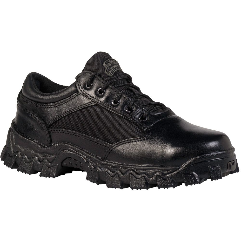 Rocky Alphaforce Oxford Non-Safety Toe Work Shoes - Mens Black