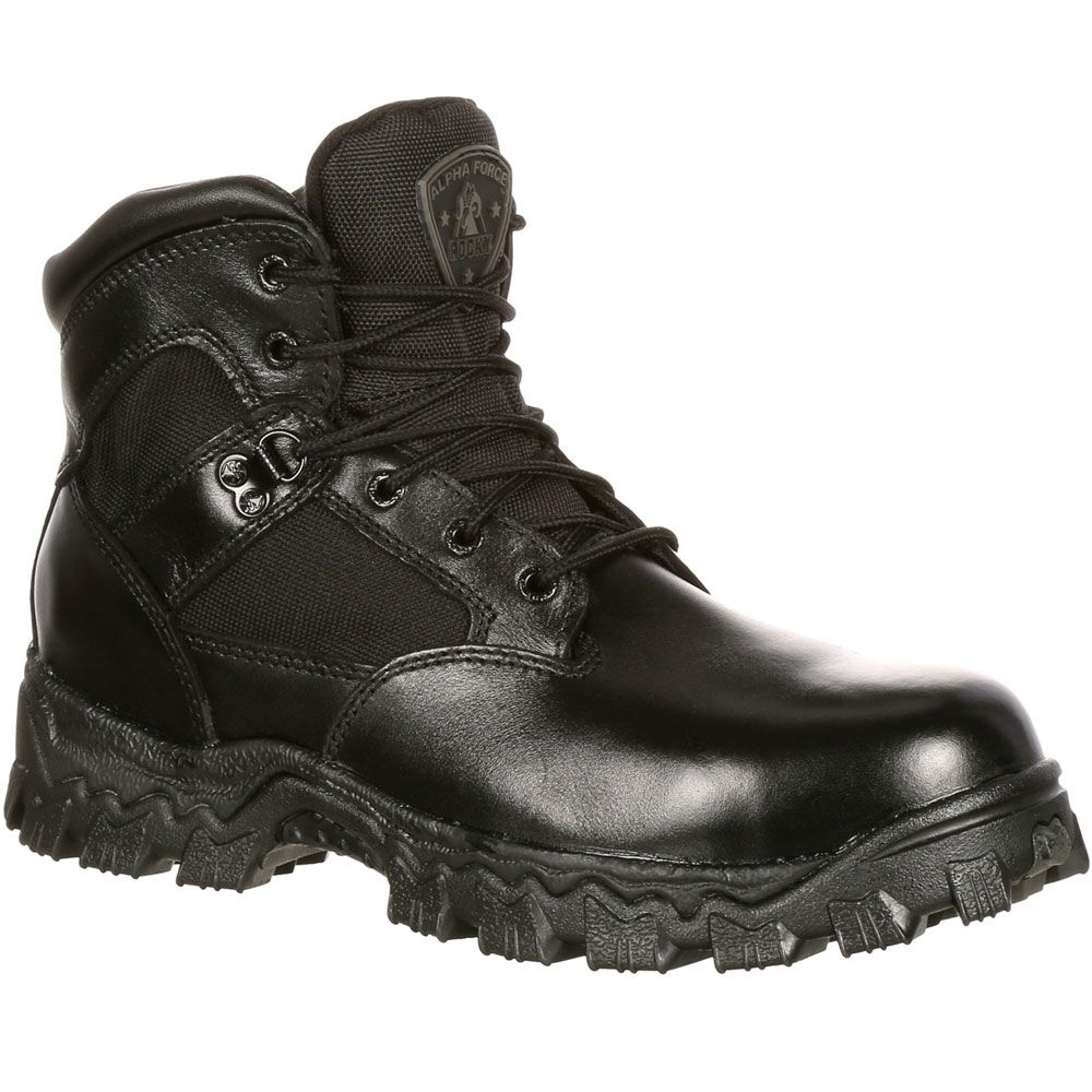 Rocky Alphaforce Non-Safety Toe Work Boots - Womens Black