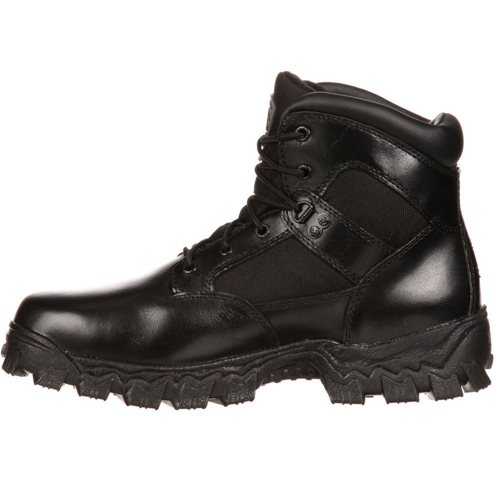 Rocky Alphaforce Non-Safety Toe Work Boots - Womens Black Back View