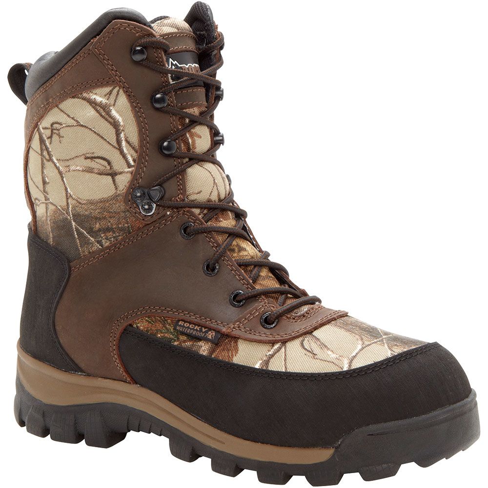 Rocky Core Waterproof Insulated Winter Boot - Mens Brown Realtree
