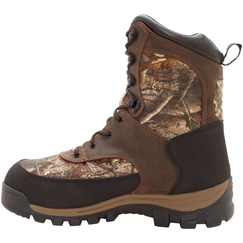 Rocky Core Waterproof Insulated Winter Boot - Mens Brown Realtree Back View
