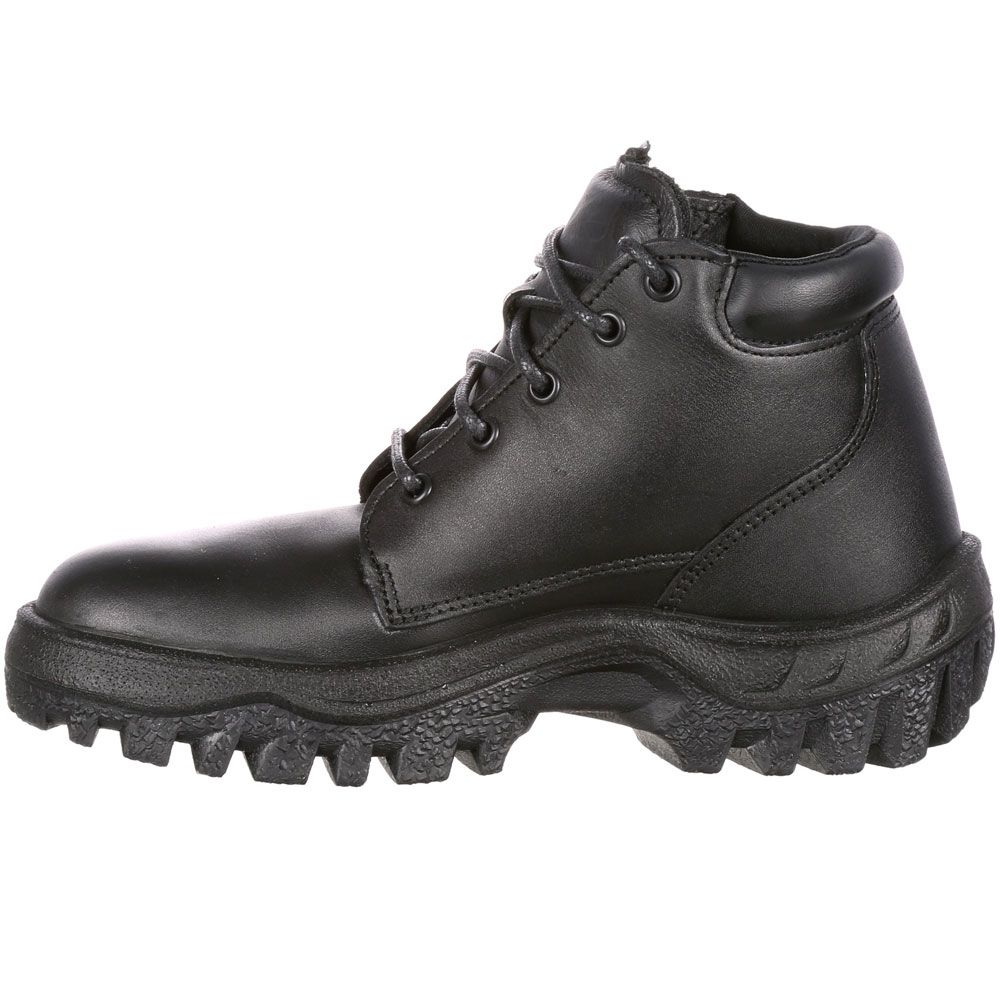 Rocky Tmc Postal Duty Chukka Non-Safety Toe Work Boots - Womens Black Back View