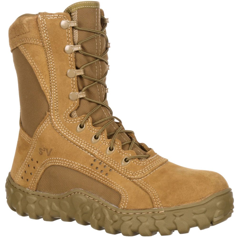Rocky S2v St Tactical Safety Toe Work Boots - Mens Coyote Brown