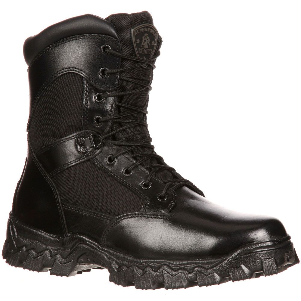 Rocky Alphaforce Zip Ct Duty Composite Toe Work Boots - Mens Black