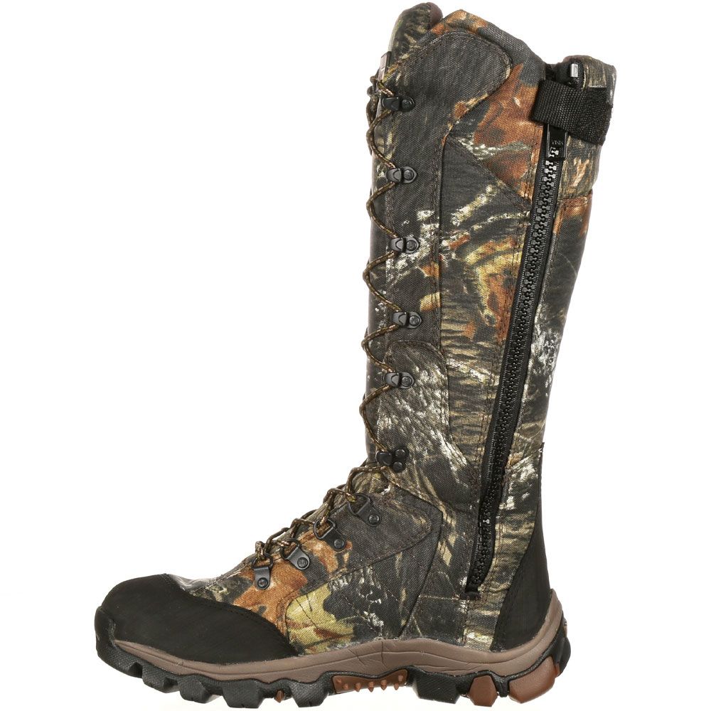 Rocky Lynx 16in Wp Snake Bt Non-Safety Toe Work Boots - Mens Mossy Oak Break Up Back View