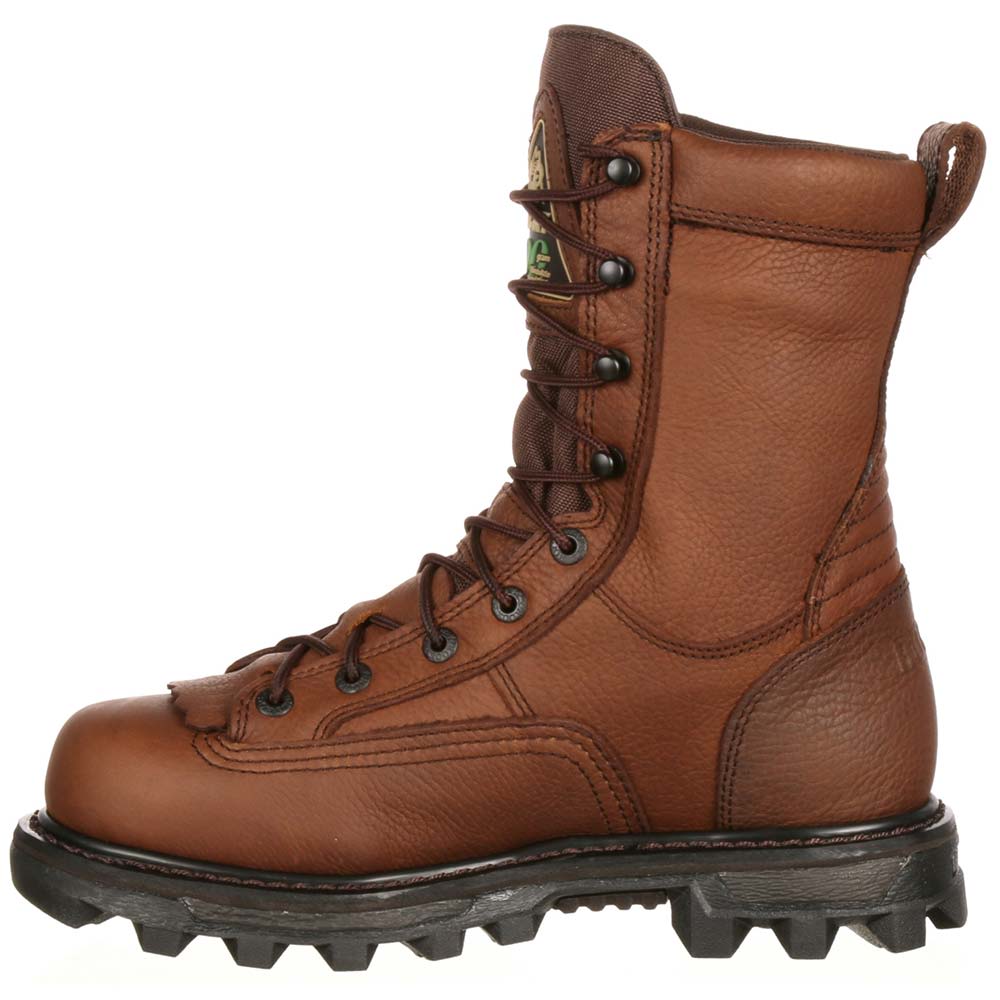 Rocky Bearclaw Work Shoes - Mens Brown Back View