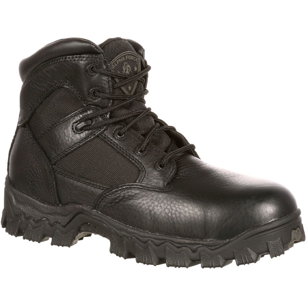 Rocky R6004 Composite Toe Work Boots - Mens Black