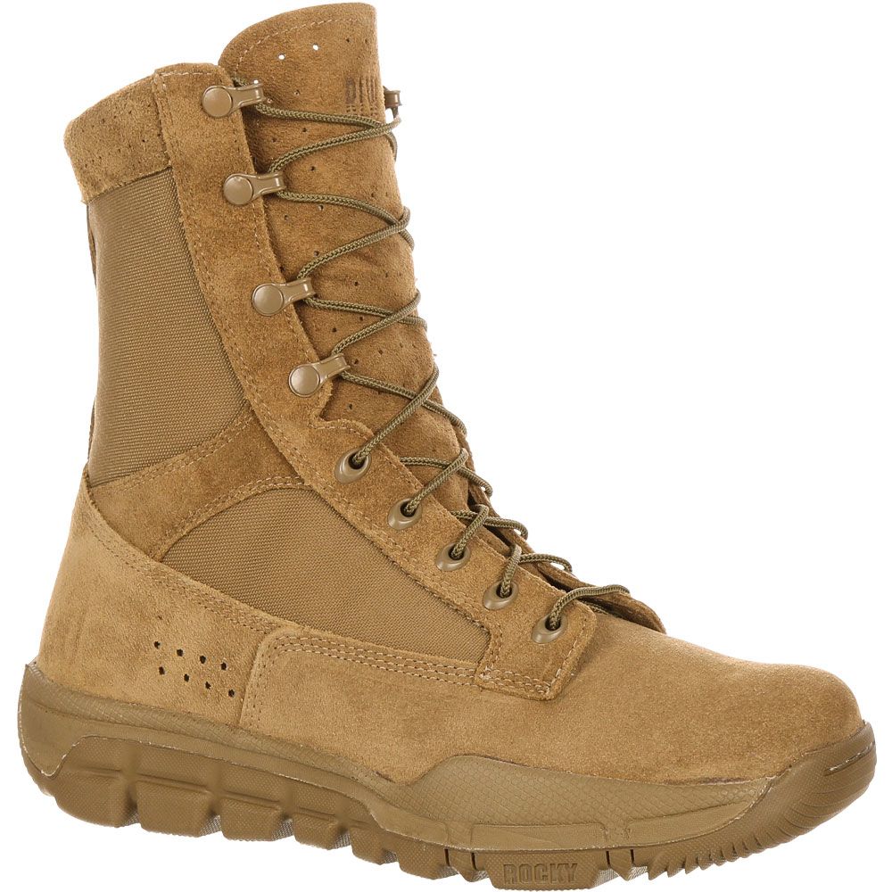 Rocky Rkc042 Non-Safety Toe Work Boots - Mens Coyote Brown