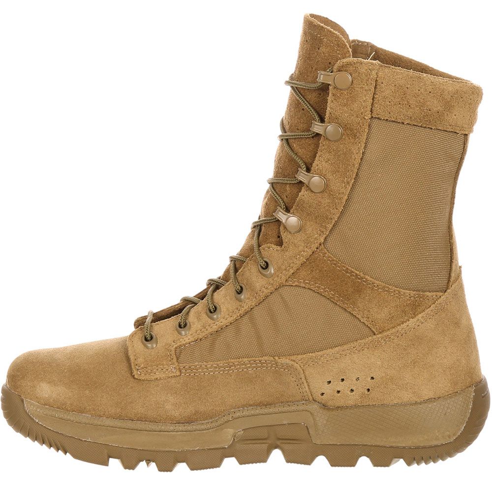 Rocky Rkc042 Non-Safety Toe Work Boots - Mens Coyote Brown Back View