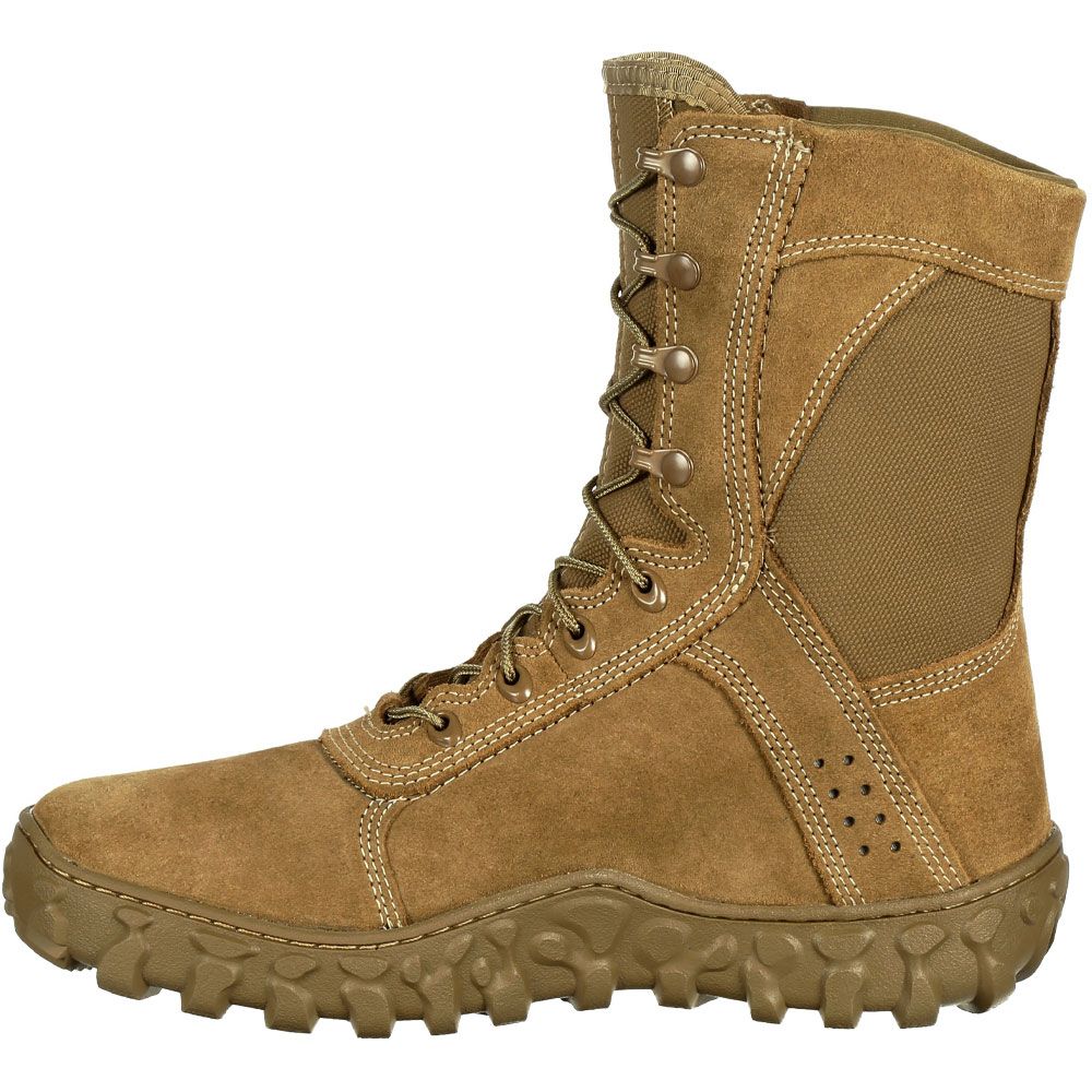 Rocky Rkc050 Non-Safety Toe Work Boots - Mens Coyote Brown Back View