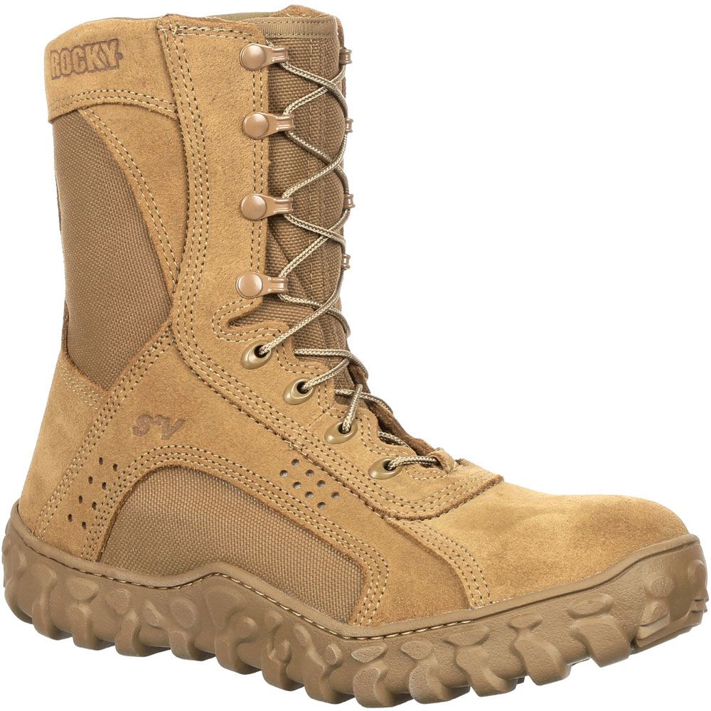 Rocky Rkc053 Safety Toe Work Boots - Mens Coyote Brown