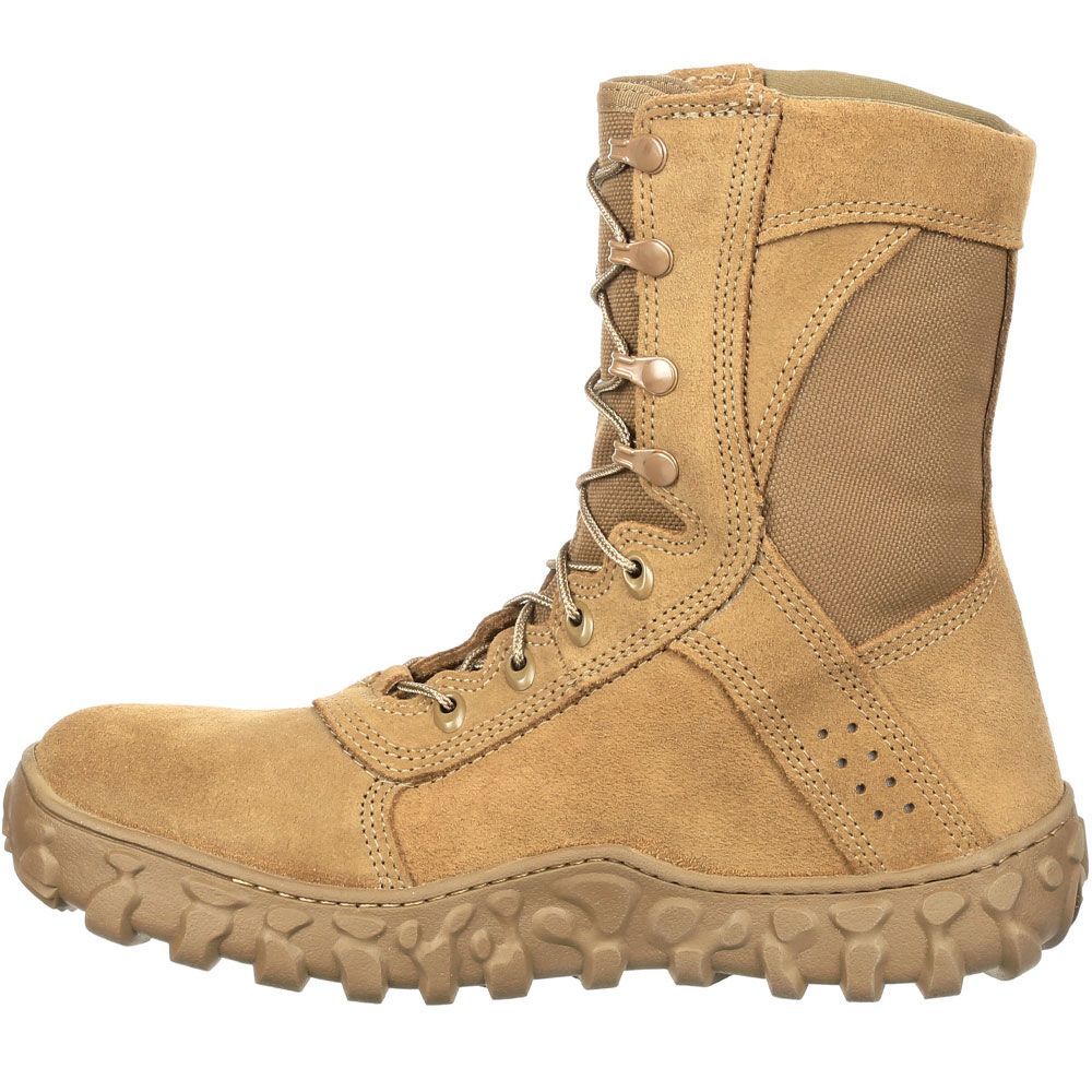 Rocky Rkc053 Safety Toe Work Boots - Mens Coyote Brown Back View
