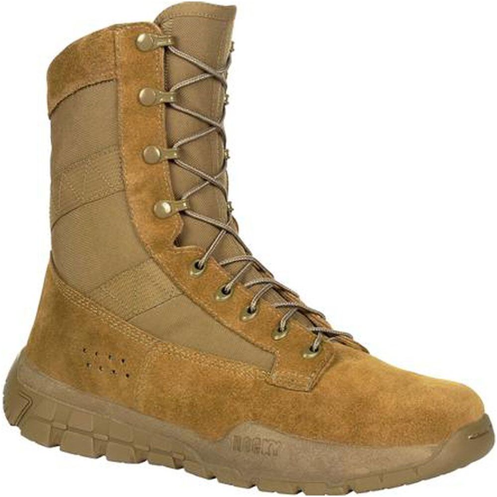 Rocky C4R V2 Tactical RKC108 Mens Non-Safety Toe Work Boots Coyote
