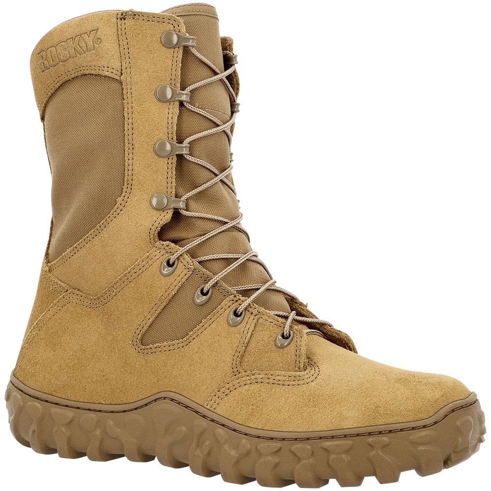 Rocky Rkc127 8" Wp Non-Safety Toe Work Boots - Mens Coyote Brown