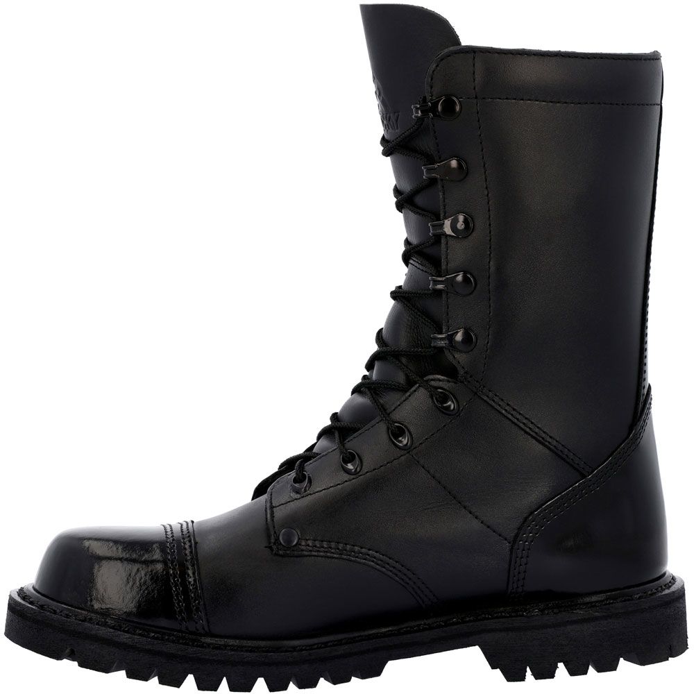 Rocky Lace Up Jump Boot Casual Boots - Mens Black Back View