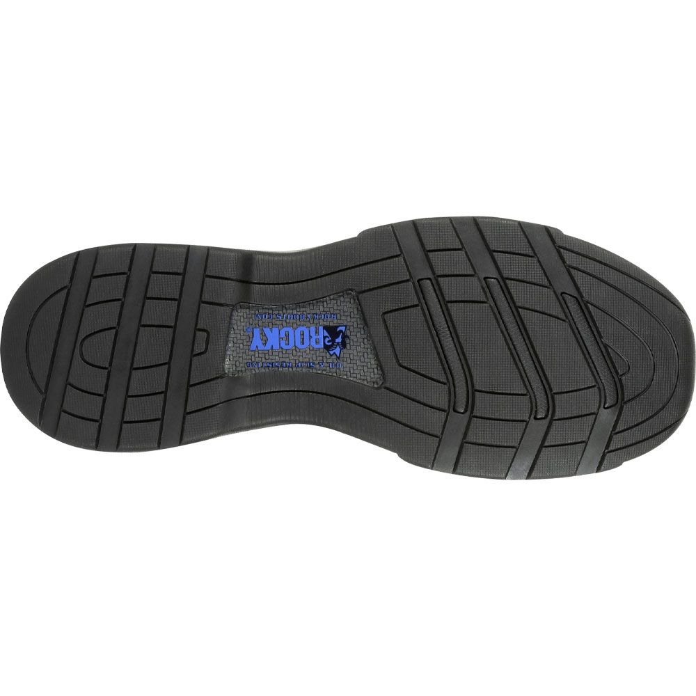 Rocky Rkd0053 Non-Safety Toe Work Shoes - Mens Black Sole View