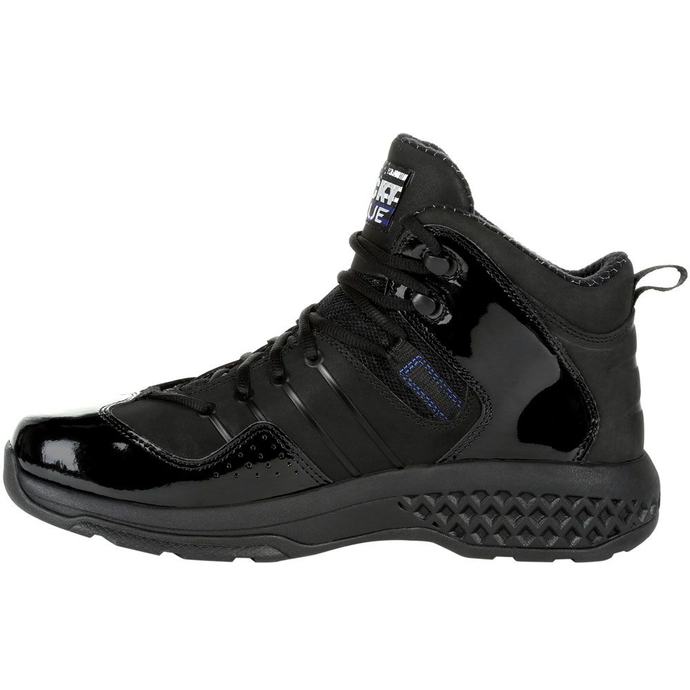 Rocky Code Blue 5" RKD0054 Mens Non-Safety Toe Work Shoes Black Back View