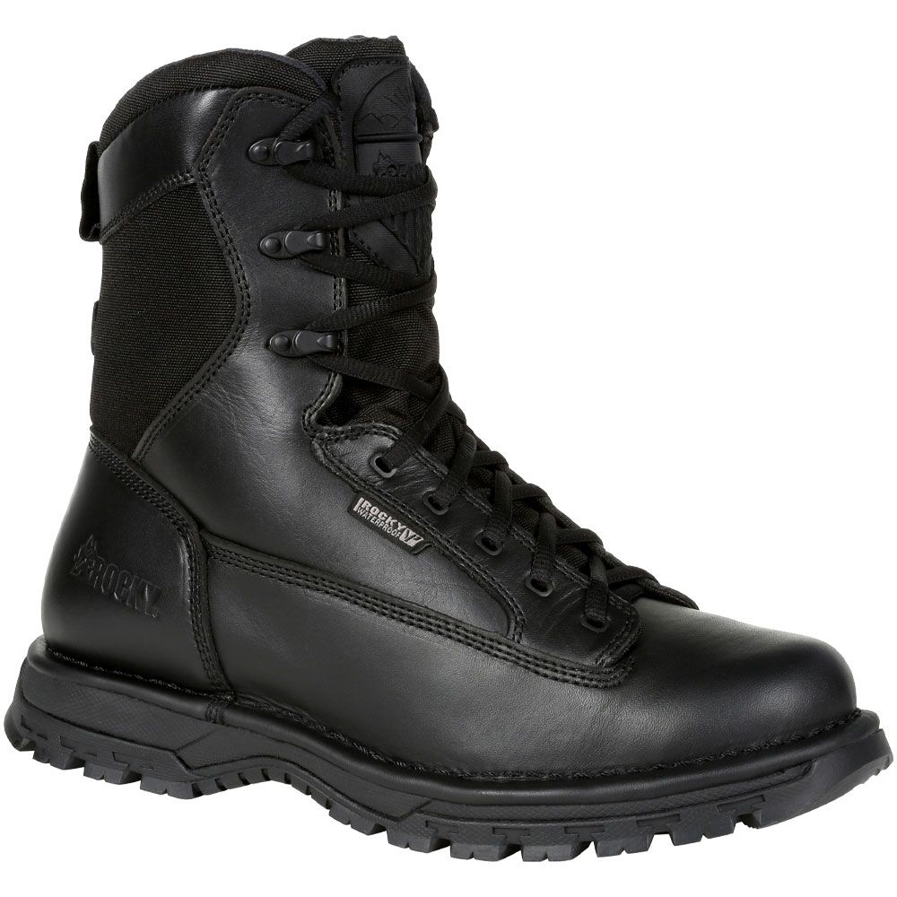 Rocky Portland RKD0067 Mens Non-Safety Toe Work Boots Black