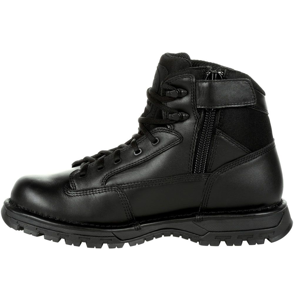 Rocky Portland RKD0071 Mens Non-Safety Toe Work Boots Black Back View