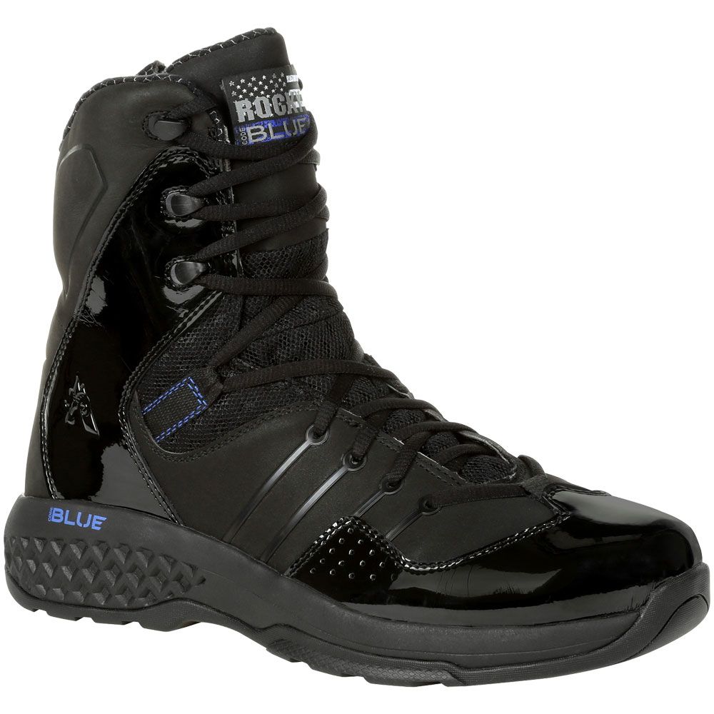 Rocky Code Blue RKD0084 Mens Non-Safety Toe Work Boots Black