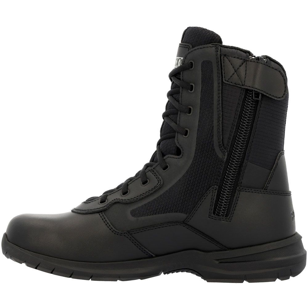 Rocky Cadet RKD0102 Non-Safety Toe Work Boots - Mens Black Back View