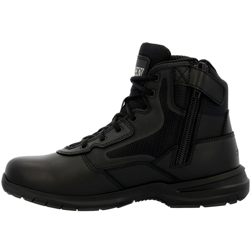 Rocky Cadet RKD0104 Non-Safety Toe Work Boots - Mens Black Back View